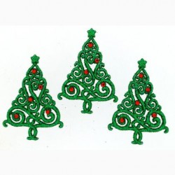 Botones Decorativos Navideños - Arbol de Navidad